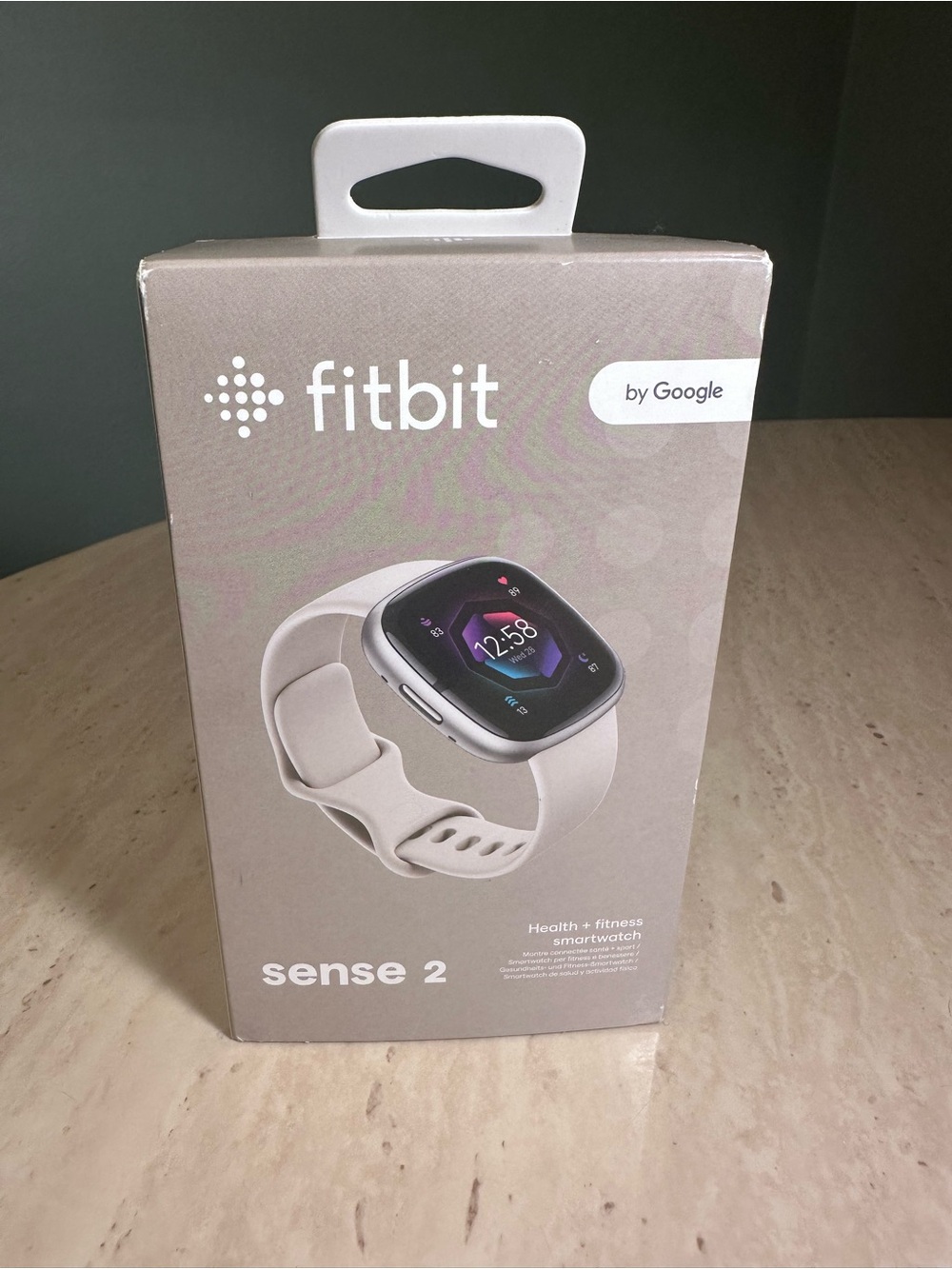 Fitbit Sense 2 Advanced Health & Fitness Smartwatch Lunar White